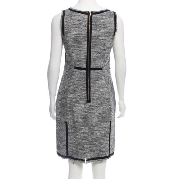 Yoana Baraschi Grey and Black Sleeveless A Line Dress Size 8 - Picture 3 of 16